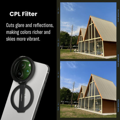 Blydo™ 2 in 1 CPL filter, Mount Magsafe Holder