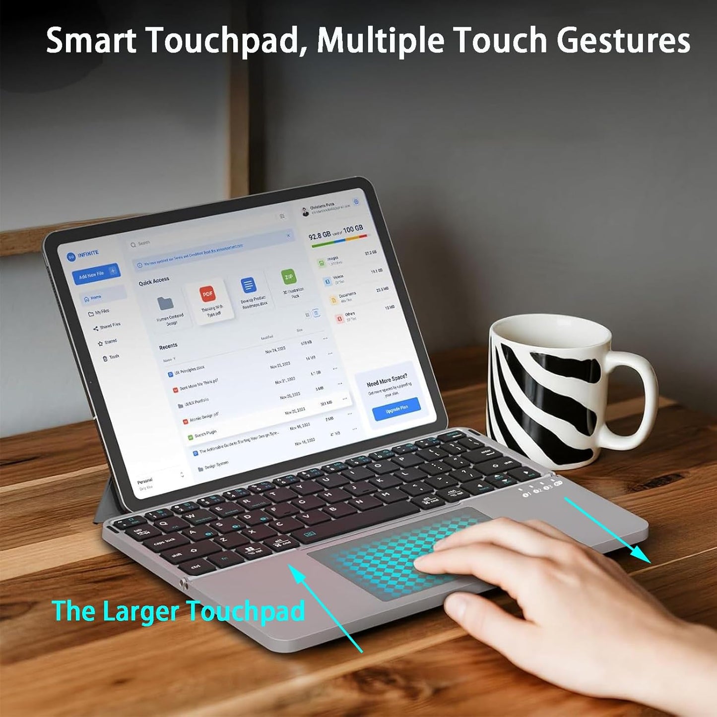Blydo™ 3 in 1 foldable ipad keypad