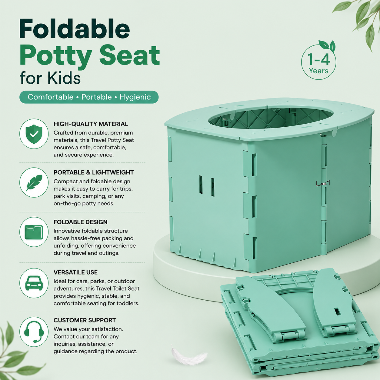 Blydo™ Foldable Potty Carry Seater for Kids
