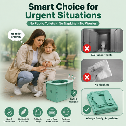 Blydo™ Foldable Potty Carry Seater for Kids