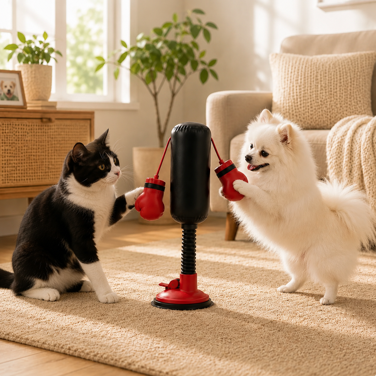 PawPunch Interactive boxing toy for pets