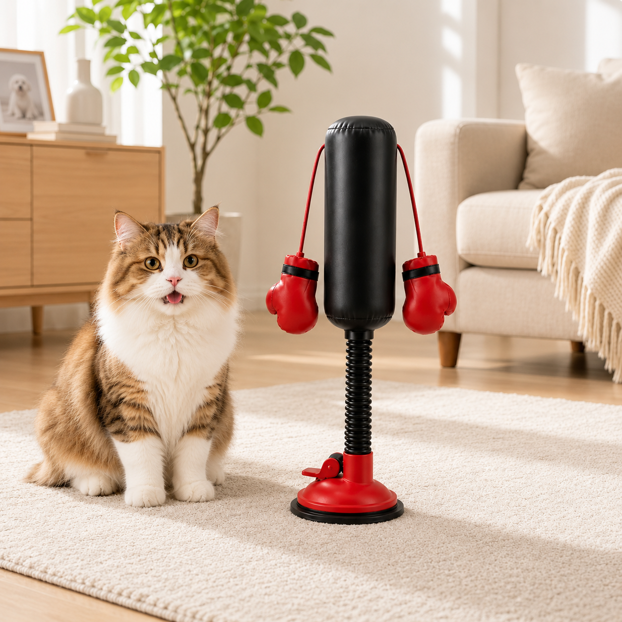 PawPunch Interactive boxing toy for pets