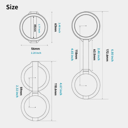 Blydo™ 2 in 1 CPL filter, Mount Magsafe Holder