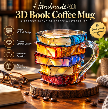 Blydo™ Handmade 3D Book Coffee Mug